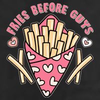 Funny Valentines Day Fries Before Guys French Fries Lover Adult Drive Performance Visor