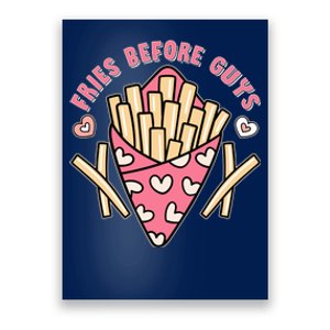 Funny Valentines Day Fries Before Guys French Fries Lover Poster