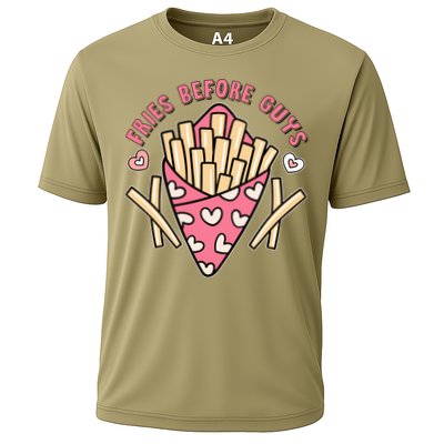 Funny Valentines Day Fries Before Guys French Fries Lover Performance Shirt