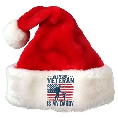 Father Veterans Day My Favorite Veteran Is My Daddy Premium Christmas Santa Hat