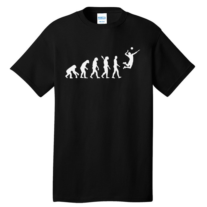 Funny Volleyball Design Ball Sports Athletes Tall T-Shirt