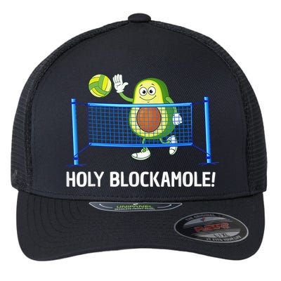 Funny Volleyball Design Volleyball Players Flexfit Unipanel Trucker Cap
