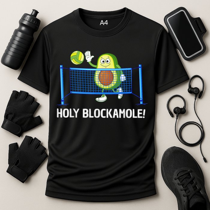 Funny Volleyball Design Volleyball Players Cooling Performance Crew T-Shirt