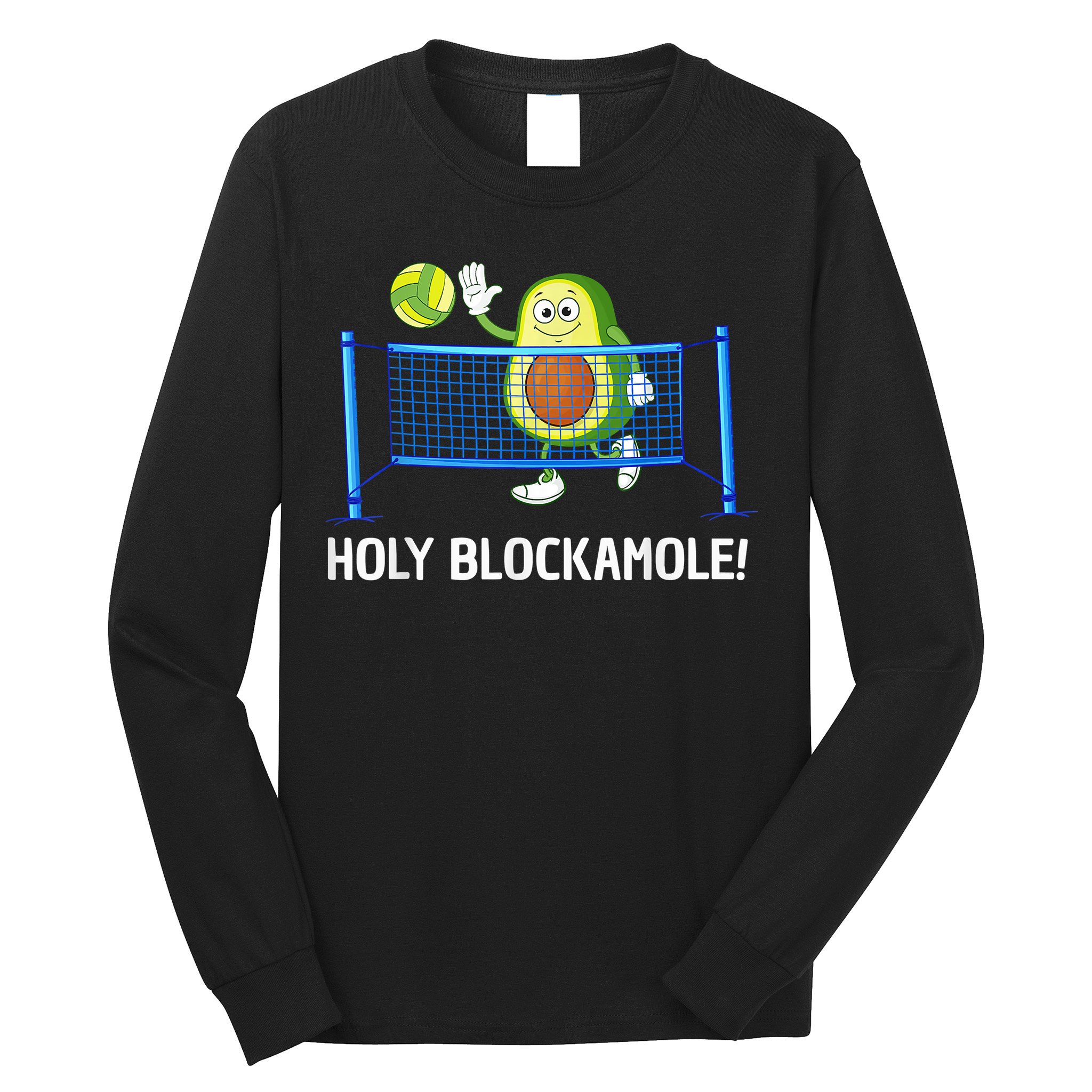 Funny Volleyball Design Volleyball Players Long Sleeve Shirt