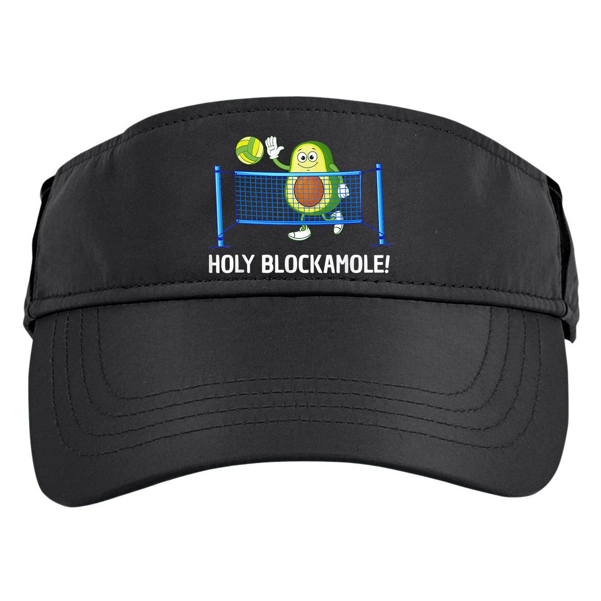 Funny Volleyball Design Volleyball Players Adult Drive Performance Visor