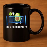 Funny Volleyball Design Volleyball Players 11oz C Handle Ceramic Mug
