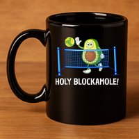 Funny Volleyball Design Volleyball Players 11oz C Handle Ceramic Mug