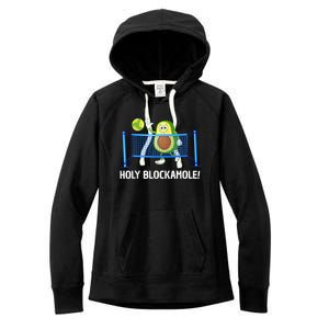 Funny Volleyball Design Volleyball Players Women's Fleece Hoodie