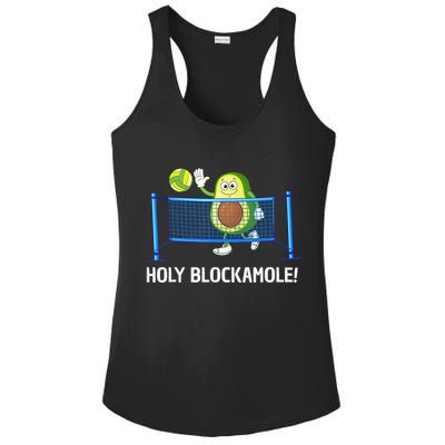 Funny Volleyball Design Volleyball Players Ladies PosiCharge Competitor Racerback Tank