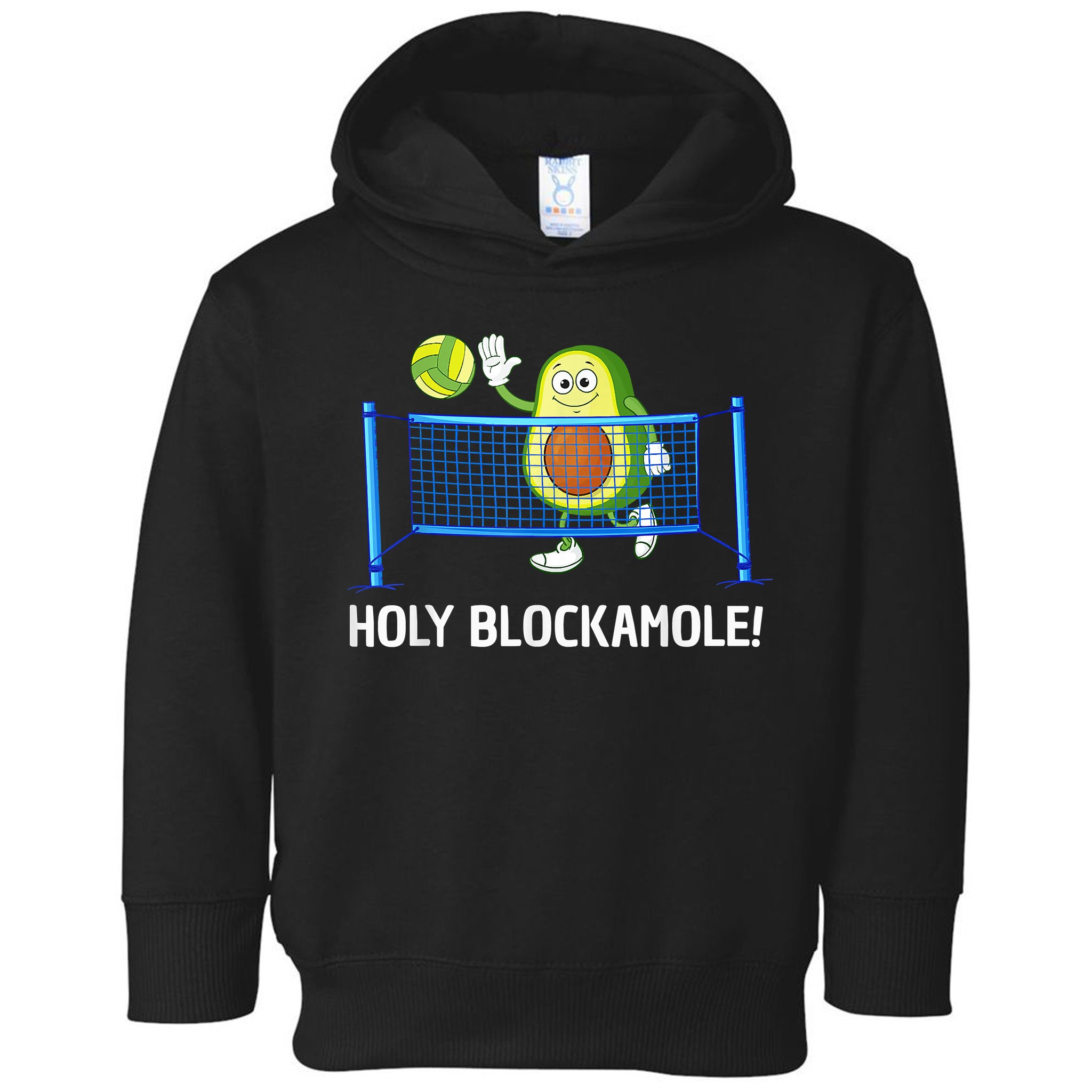 Funny Volleyball Design Volleyball Players Toddler Hoodie
