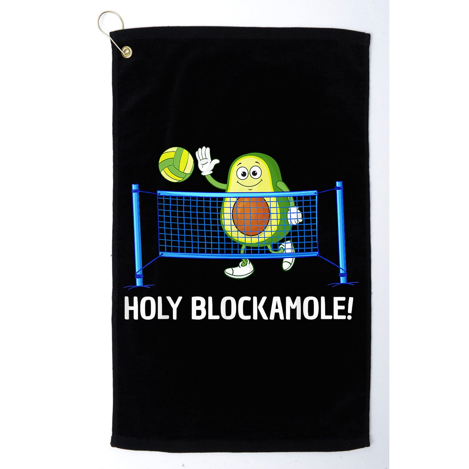 Funny Volleyball Design Volleyball Players Golf Towel