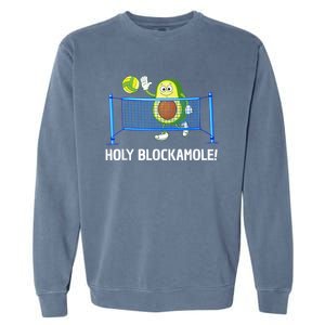 Funny Volleyball Design Volleyball Players Garment-Dyed Sweatshirt