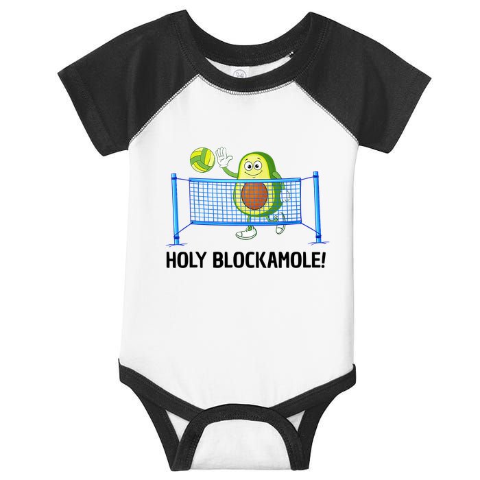 Funny Volleyball Design Volleyball Players Infant Baby Jersey Bodysuit