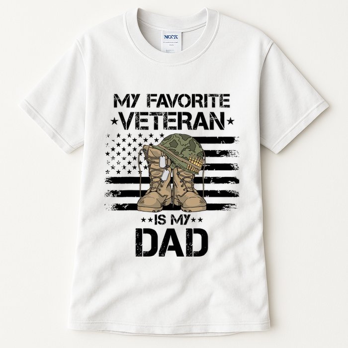 Father Veterans Day My Favorite Veteran Is My Dad For Tall T-Shirt