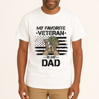 Father Veterans Day My Favorite Veteran Is My Dad For Tall T-Shirt