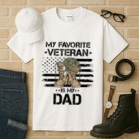Father Veterans Day My Favorite Veteran Is My Dad For Tall T-Shirt
