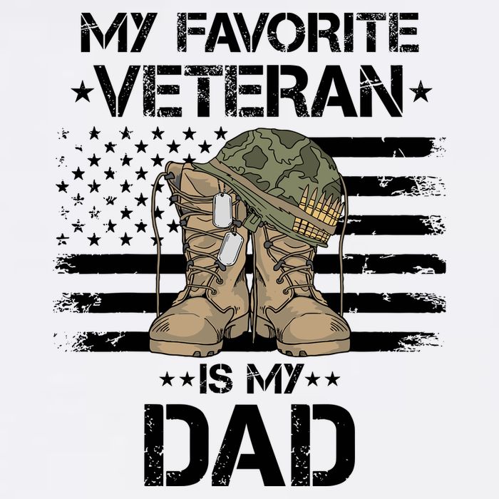 Father Veterans Day My Favorite Veteran Is My Dad For Button