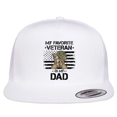 Father Veterans Day My Favorite Veteran Is My Dad For Flatbill Hat