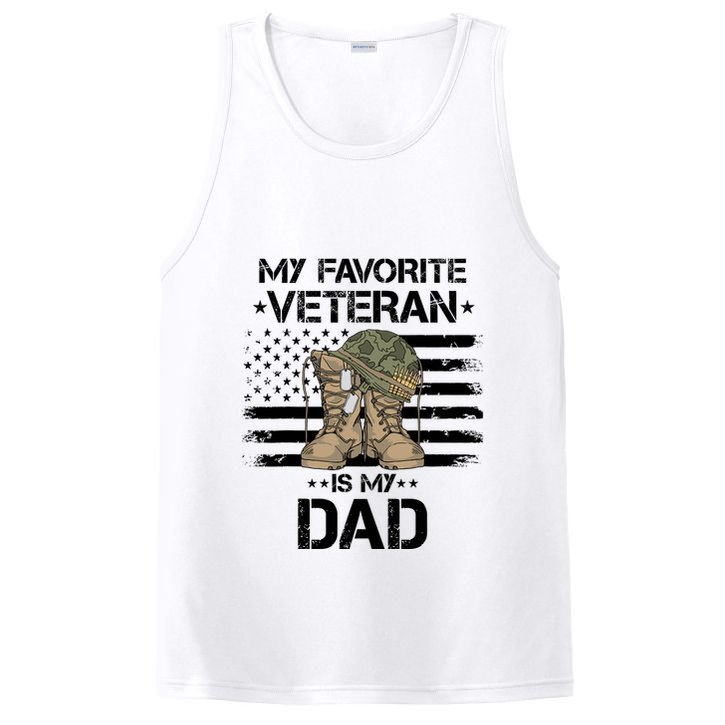 Father Veterans Day My Favorite Veteran Is My Dad For PosiCharge Competitor Tank