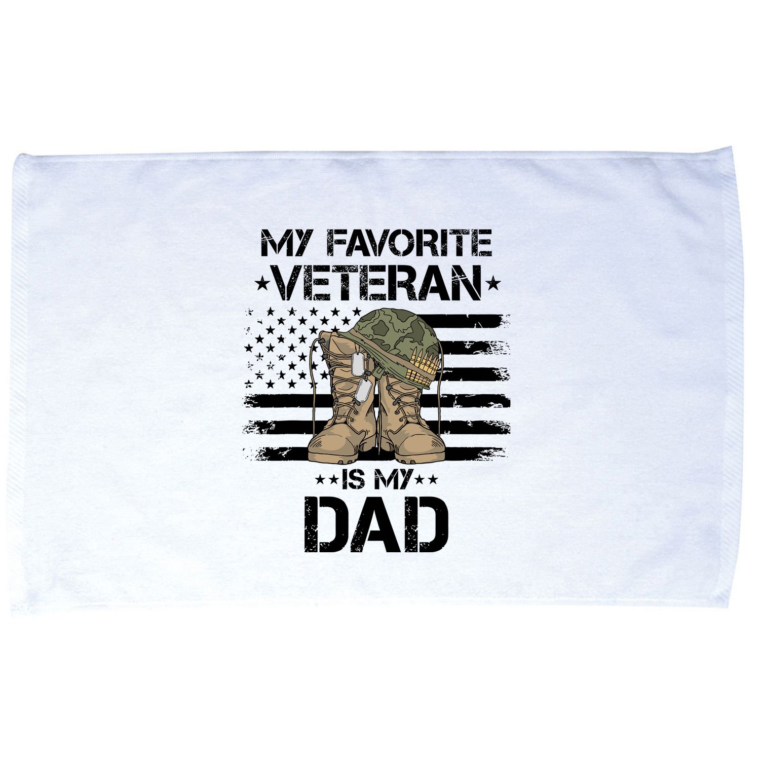 Father Veterans Day My Favorite Veteran Is My Dad For Microfiber Hand Towel
