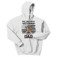 Father Veterans Day My Favorite Veteran Is My Dad For Kids Hoodie