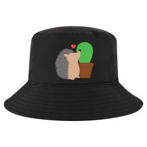 Funny Valentine's Day Gift Hedgehog And Cactus Love Gift Cool Comfort Performance Bucket Hat