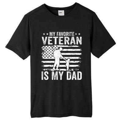 Father Veterans Day My Favorite Veteran Is My Dad Tall Fusion ChromaSoft Performance T-Shirt