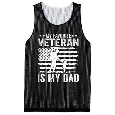 Father Veterans Day My Favorite Veteran Is My Dad Mesh Reversible Basketball Jersey Tank