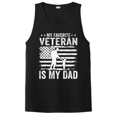 Father Veterans Day My Favorite Veteran Is My Dad PosiCharge Competitor Tank