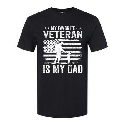 Father Veterans Day My Favorite Veteran Is My Dad Softstyle CVC T-Shirt