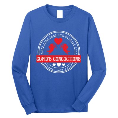 Funny Valentine's Day Love Potions Cupid's Brewing Co Gift Long Sleeve Shirt