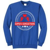 Funny Valentine's Day Love Potions Cupid's Brewing Co Gift Tall Sweatshirt