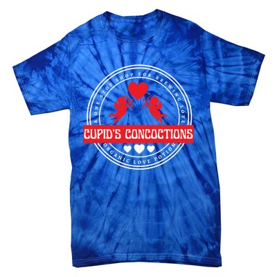 Funny Valentine's Day Love Potions Cupid's Brewing Co Gift Tie-Dye T-Shirt