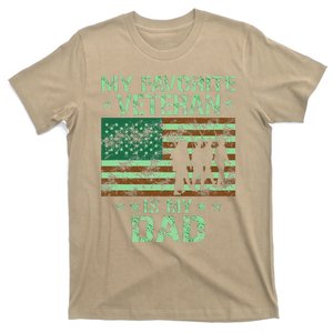 Father Veterans Day My Favorite Veteran Is My Dad Cute T-Shirt