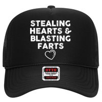 Funny ValentineS Day Stealing Hearts And Blasting Farts Trucker Hat