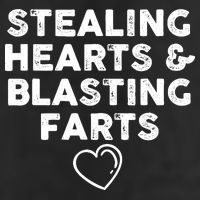 Funny ValentineS Day Stealing Hearts And Blasting Farts Trucker Hat