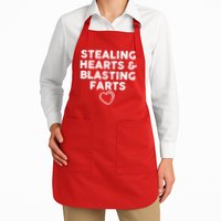 Funny ValentineS Day Stealing Hearts And Blasting Farts Apron