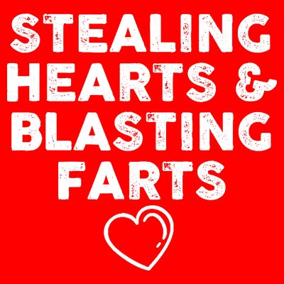 Funny ValentineS Day Stealing Hearts And Blasting Farts T-Shirt