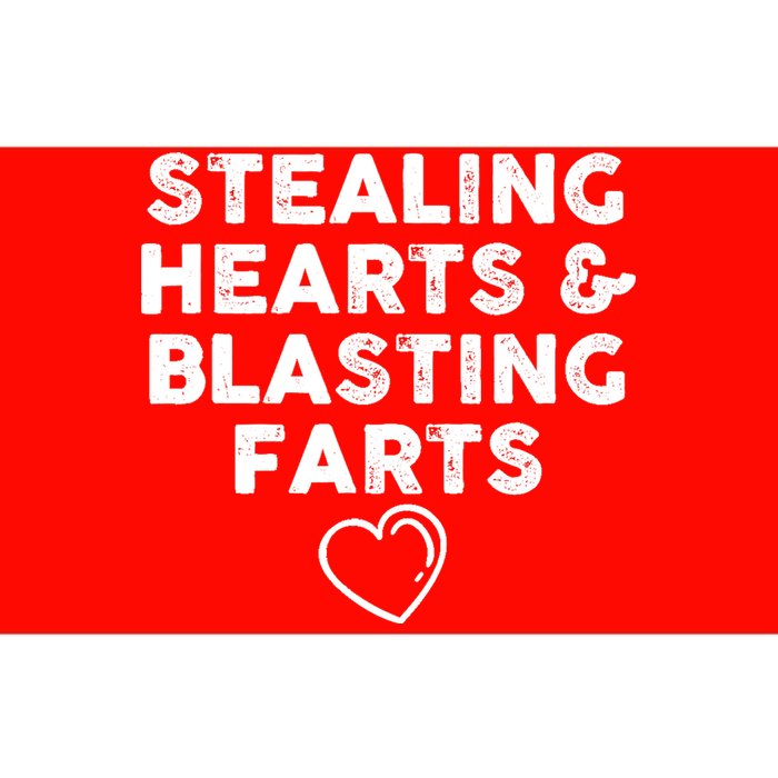 Funny ValentineS Day Stealing Hearts And Blasting Farts Bumper Sticker