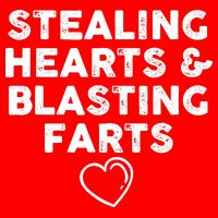 Funny ValentineS Day Stealing Hearts And Blasting Farts Flatbill Hat