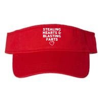 Funny ValentineS Day Stealing Hearts And Blasting Farts Visor