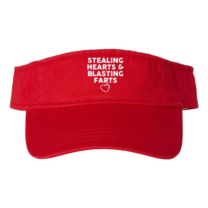 Funny ValentineS Day Stealing Hearts And Blasting Farts Visor