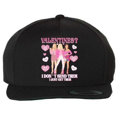 Fetch Valentine Day I Dont Send Them I Just Get Them Wool Snapback Cap