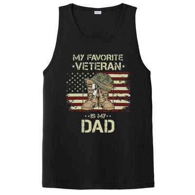 Father Veterans Day My Favorite Veteran Is My Dad For Gift PosiCharge Competitor Tank