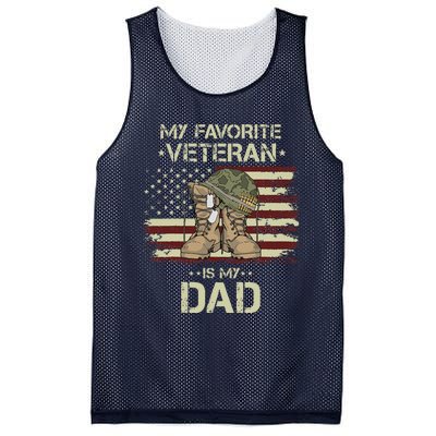 Father Veterans Day My Favorite Veteran Is My Dad For Gift Mesh Reversible Basketball Jersey Tank