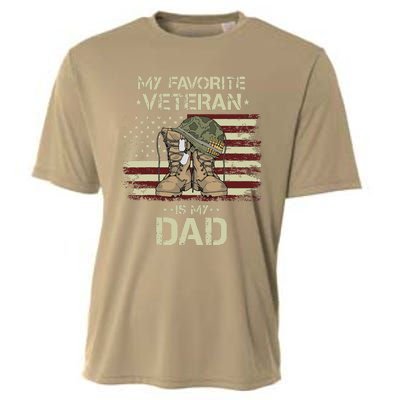 Father Veterans Day My Favorite Veteran Is My Dad For Gift Cooling Performance Crew T-Shirt