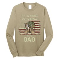 Father Veterans Day My Favorite Veteran Is My Dad For Gift Long Sleeve Shirt