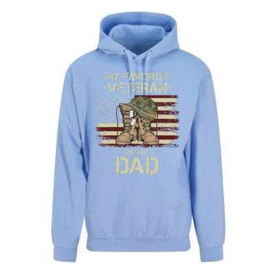 Father Veterans Day My Favorite Veteran Is My Dad For Gift Unisex Surf Hoodie