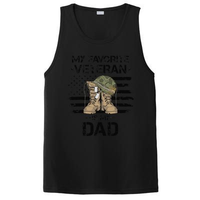 Father Veterans Day My Favorite Veteran Is My Dad For PosiCharge Competitor Tank