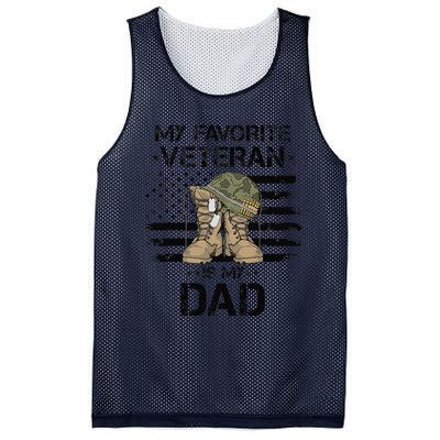 Father Veterans Day My Favorite Veteran Is My Dad For Mesh Reversible Basketball Jersey Tank